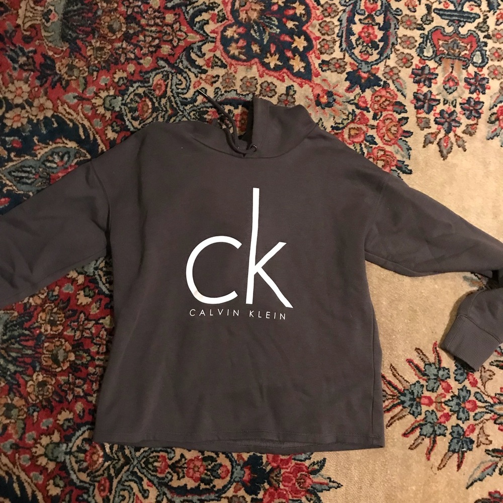 Calvin Klein slightly cropped hoodie